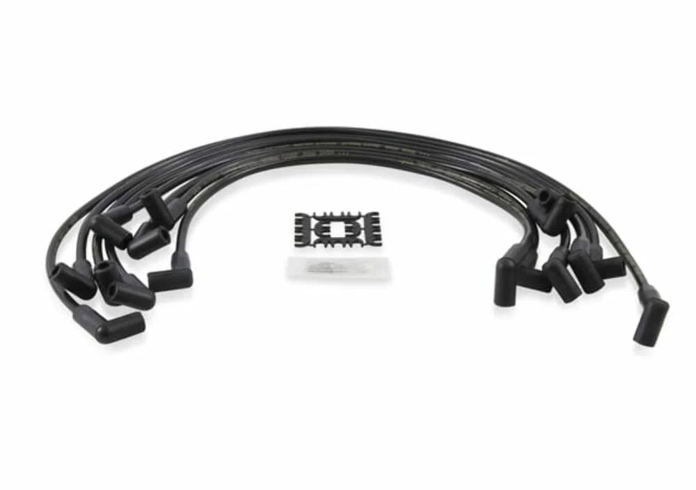 Spark Plug Wire Set - 90 Deg Boots - Black - 5048K